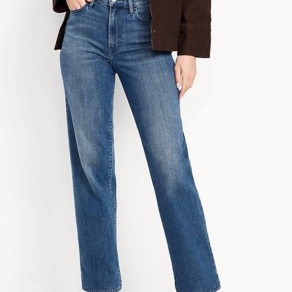 Old Navy Women's High-Rise Straight Jeans - Picture 2 of 6